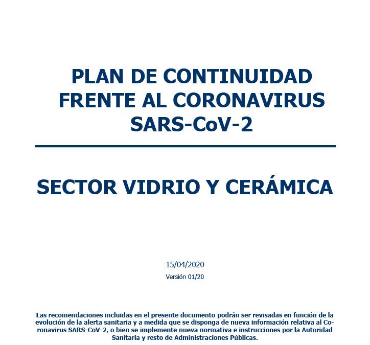 PLAN DE CONTINUIDAD FRENTE AL CORONAVIRUS SARS-CoV-2